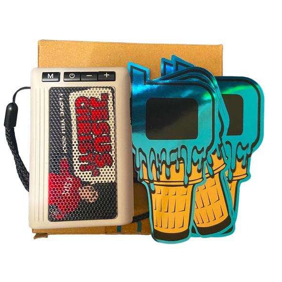 Bumpboxx retro Bluetooth pager Jesus Chris NEW limited edition with 6 stickers - Picture 1 of 4